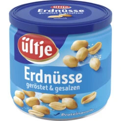 Erdnüsse Geröstet & Gesalzen 180G