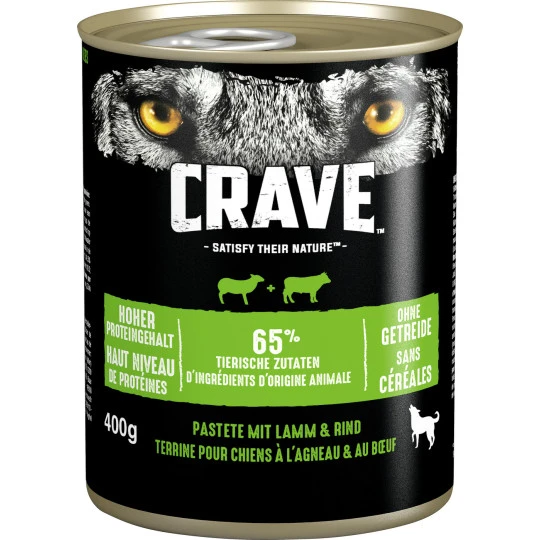 Crave Mit Lamm Und Rind 400G 3 Crave Mit Lamm Und Rind 400G