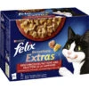 Felix Extras Vielfalt Vom Land In Gelee 12x85G -Purina Verkäufe felix extras vielfalt vom land in gelee 12x85g