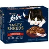 Felix Tasty Shreds Geschmacksvielfalt Vom Land 10x 80G -Purina Verkäufe felixtastygvland