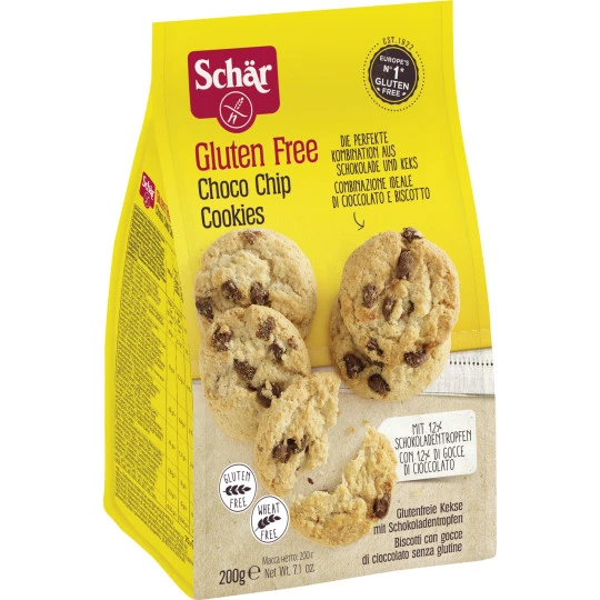 Choco Chip Cookie Glutenfrei 200G 3 Choco Chip Cookie Glutenfrei 200G